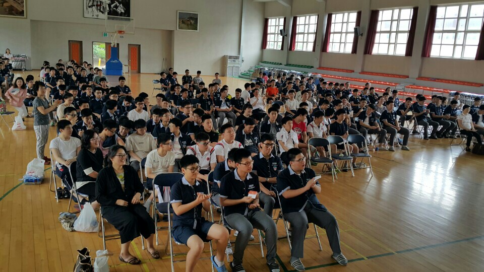 마산창신고 성경공부학교 종강예배